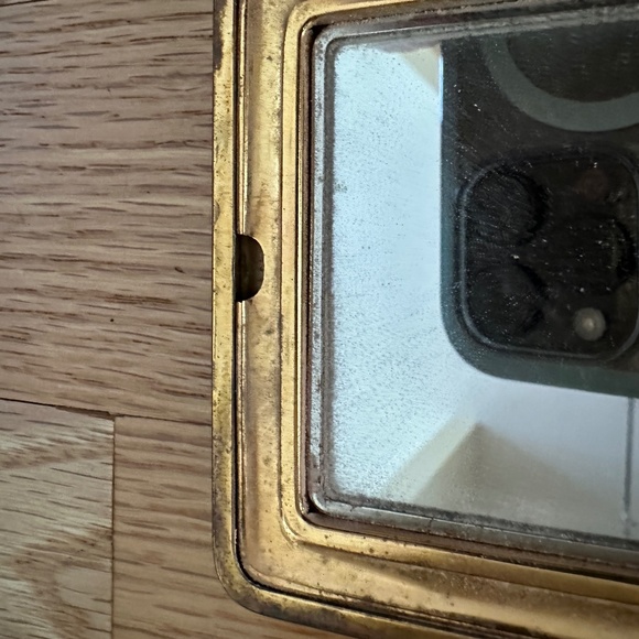 Vintage Square Leather Compact Powder Mirror Souvenir of Malta - Picture 11 of 11